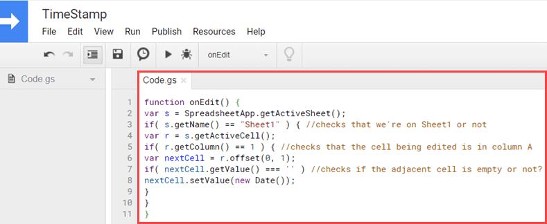 Hướng dẫn cách tự động chèn dấu thời gian trong Google Sheets
